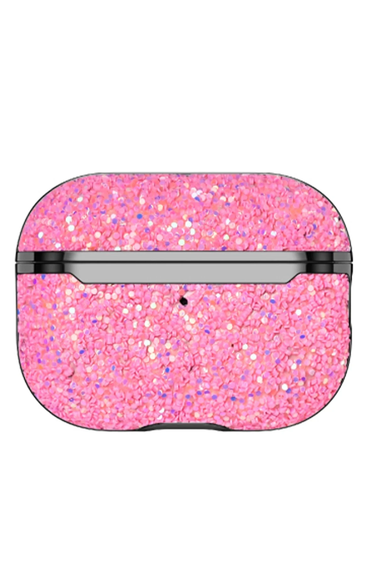 Onegif Airpods Pro 2 (2.nesil) Bright Simli Airpods Kapak - Pembe