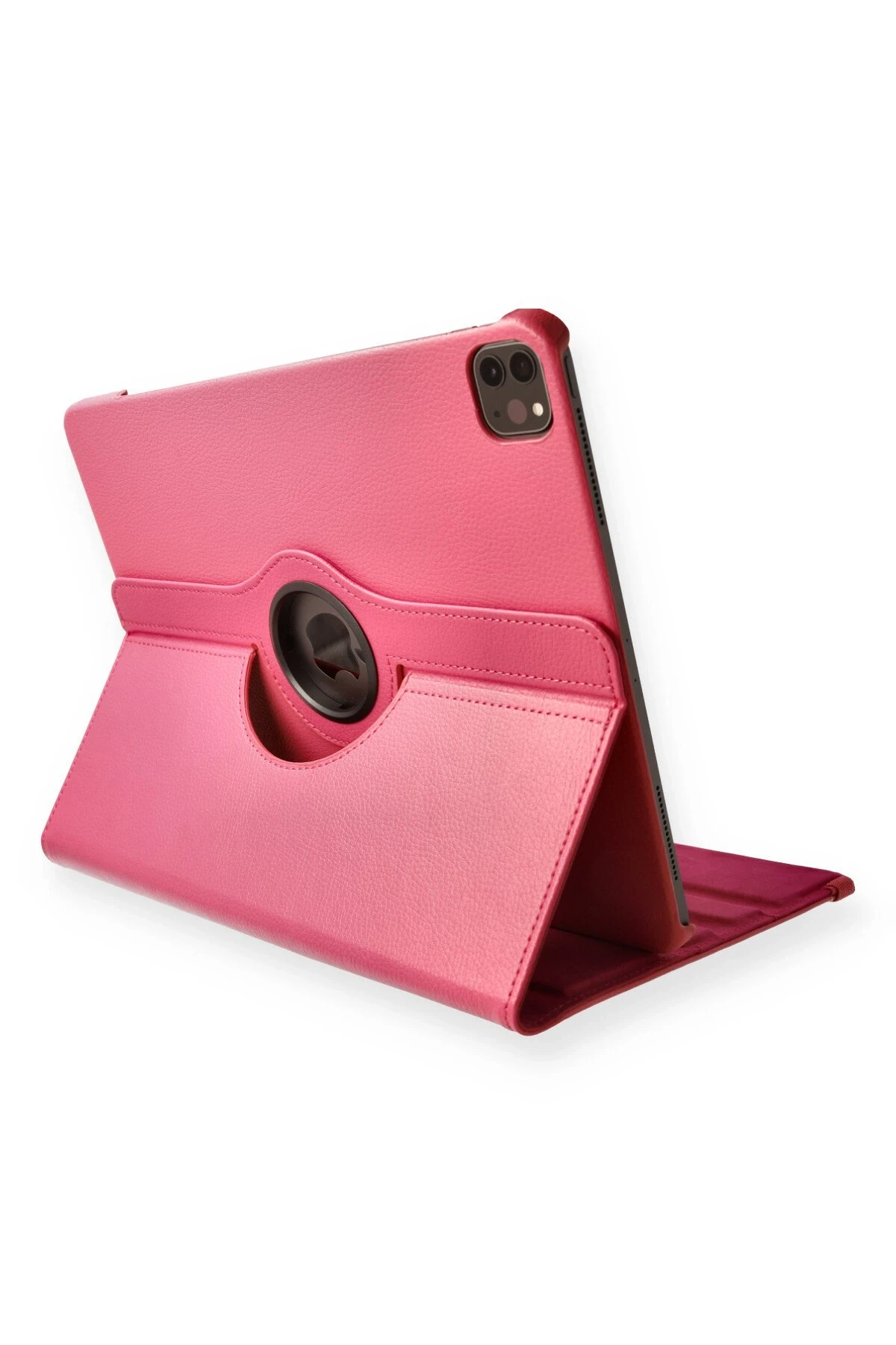 Newface iPad Pro 11 (2020) Kılıf 360 Tablet Deri Kılıf - Pembe