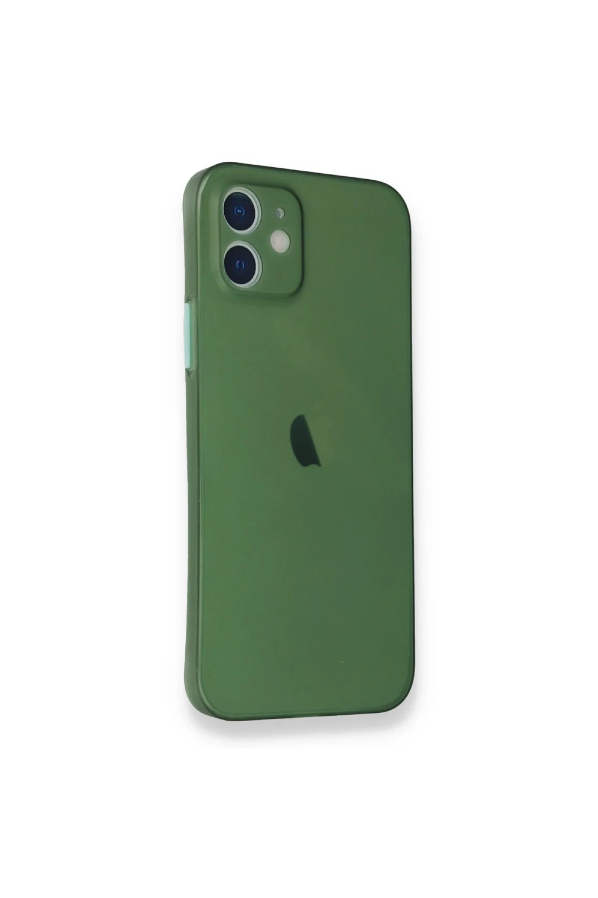 Newface iPhone 12 Mini Kılıf PP Ultra İnce Kapak - Yeşil