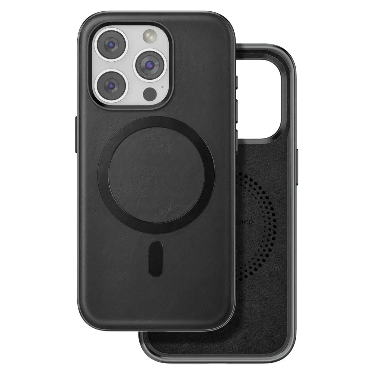 Venco Apple iPhone 15 Pro Max Puskas Magsafe Kapak - Siyah
