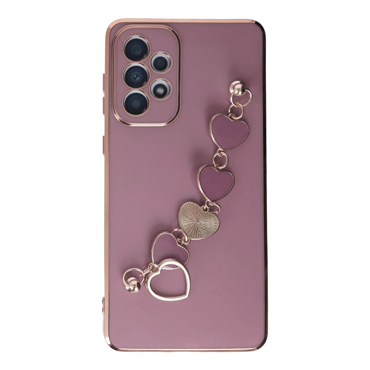 Newface Samsung Galaxy A33 5G Kılıf Esila Silikon - Mor