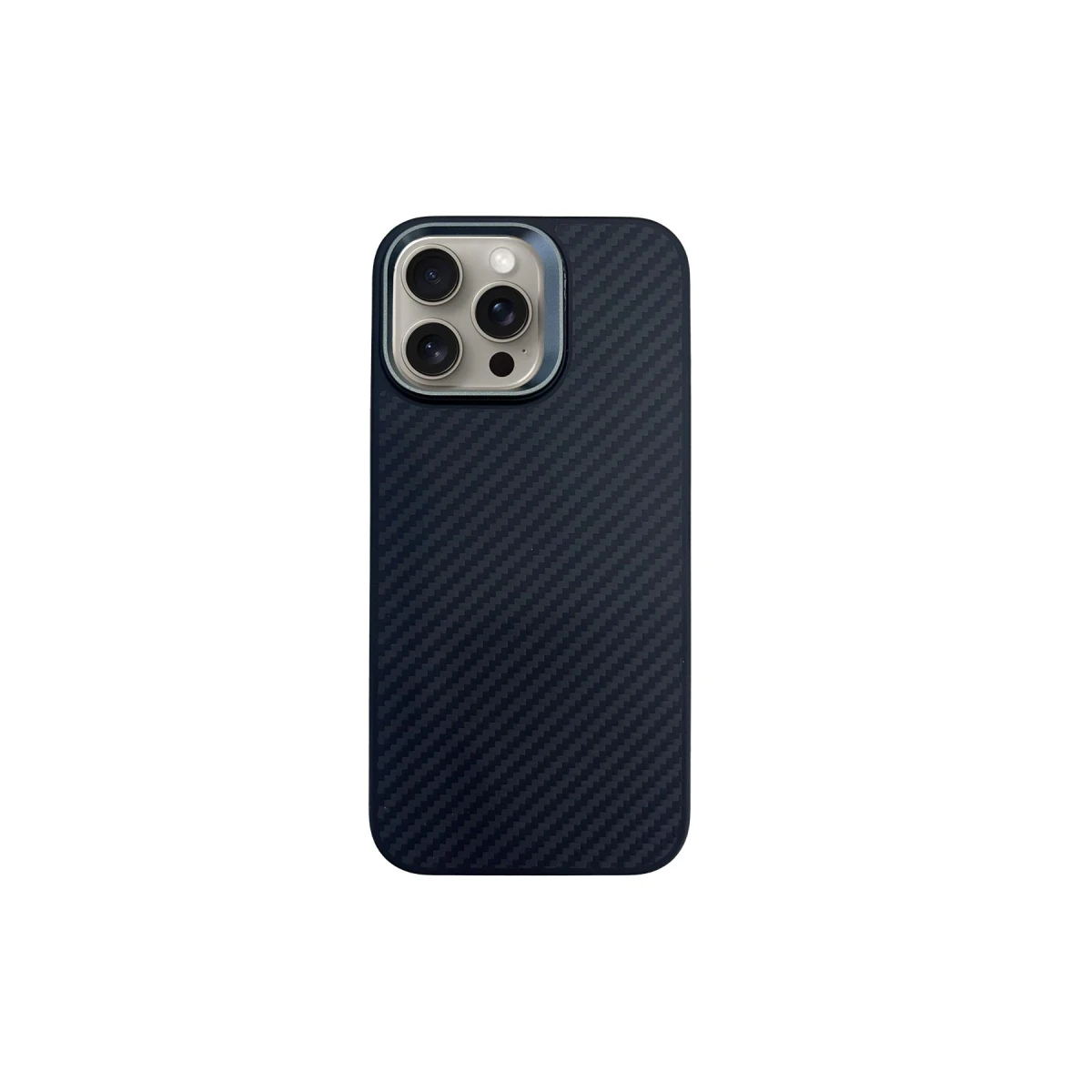 URR Apple iPhone 15 Pro Max Real Kevlar Magsafe Kapak - Siyah