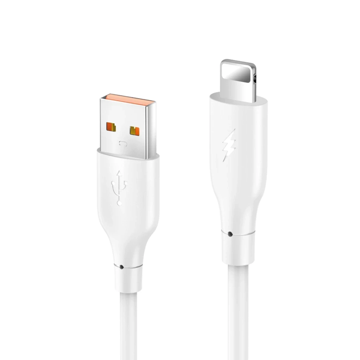 Konfulon DC64 USB to Lightning 1M 3.0A Hızlı Şarj Kablo - Beyaz — görsel 4