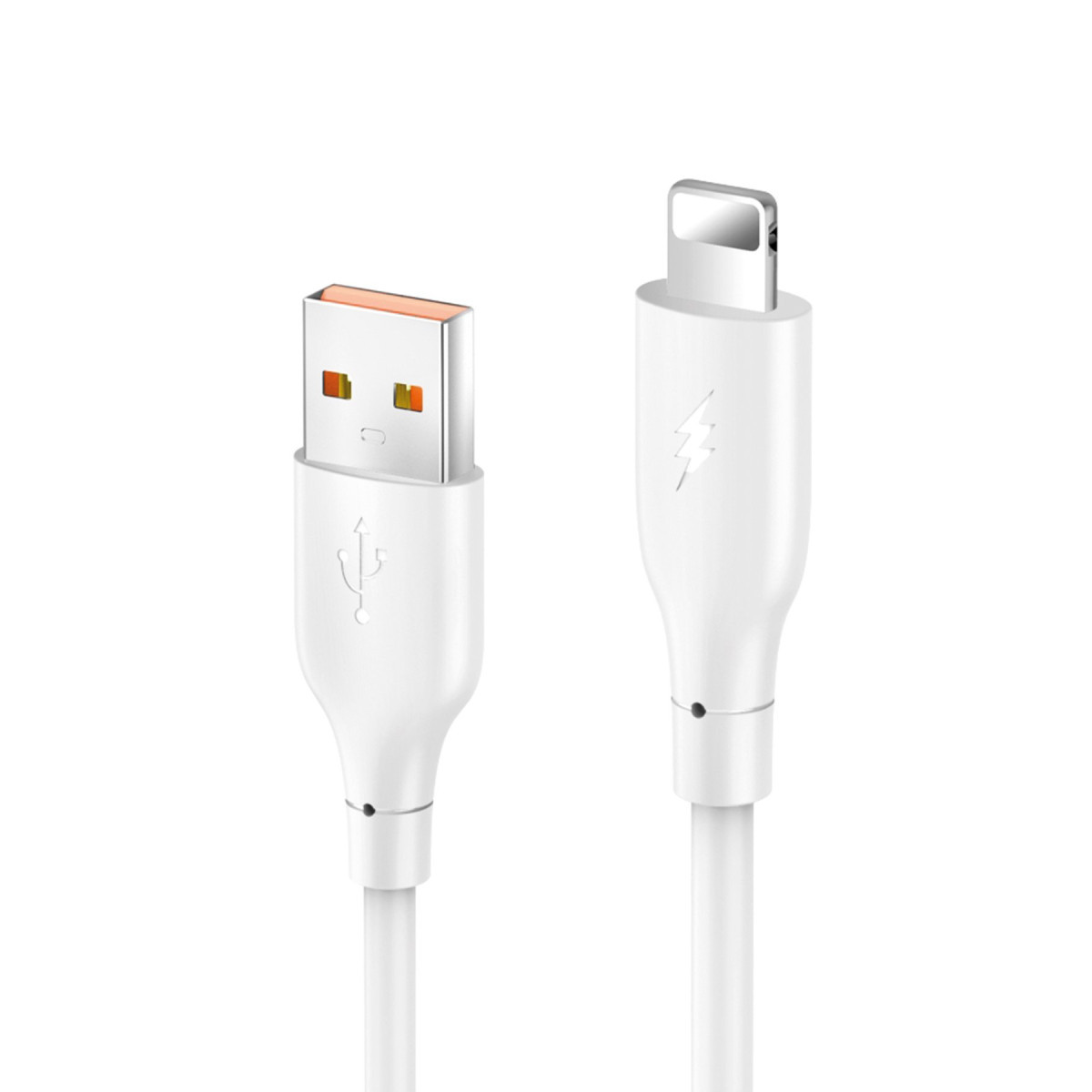Konfulon DC64 USB to Lightning 1M 3.0A Hızlı Şarj Kablo - Beyaz — görsel 7