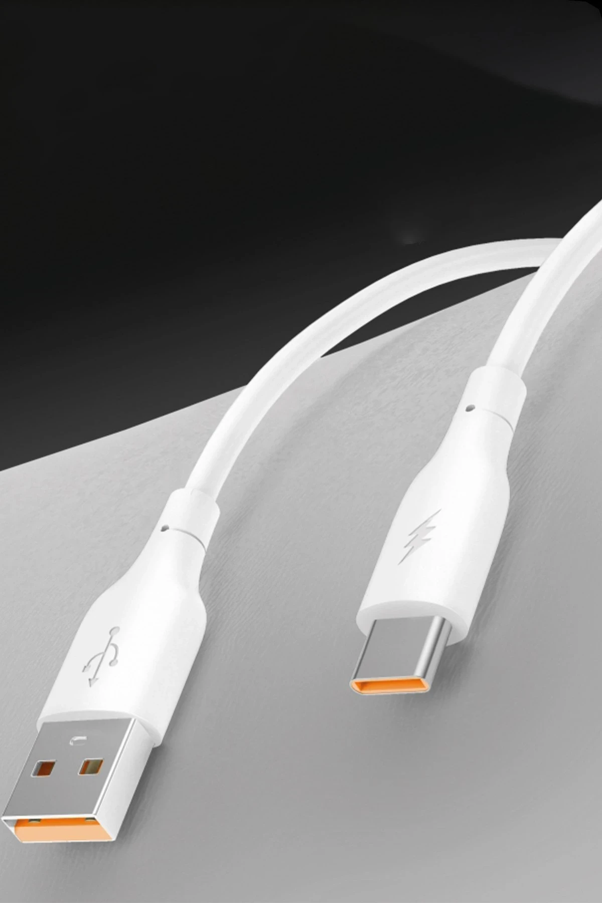 Konfulon DC65 USB to Type-C 1M 3.0A Hızlı Şarj Kablo - Beyaz — görsel 2