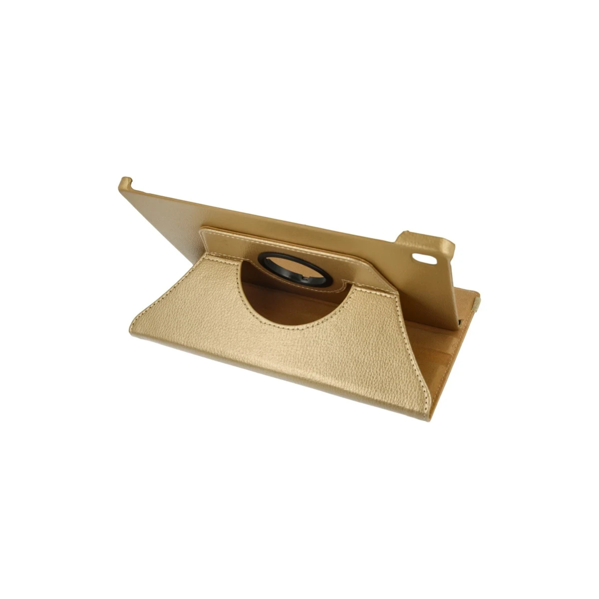 Newface Samsung Galaxy P610 Tab S6 Lite 10.4 Kılıf 360 Tablet Deri Kılıf - Gold