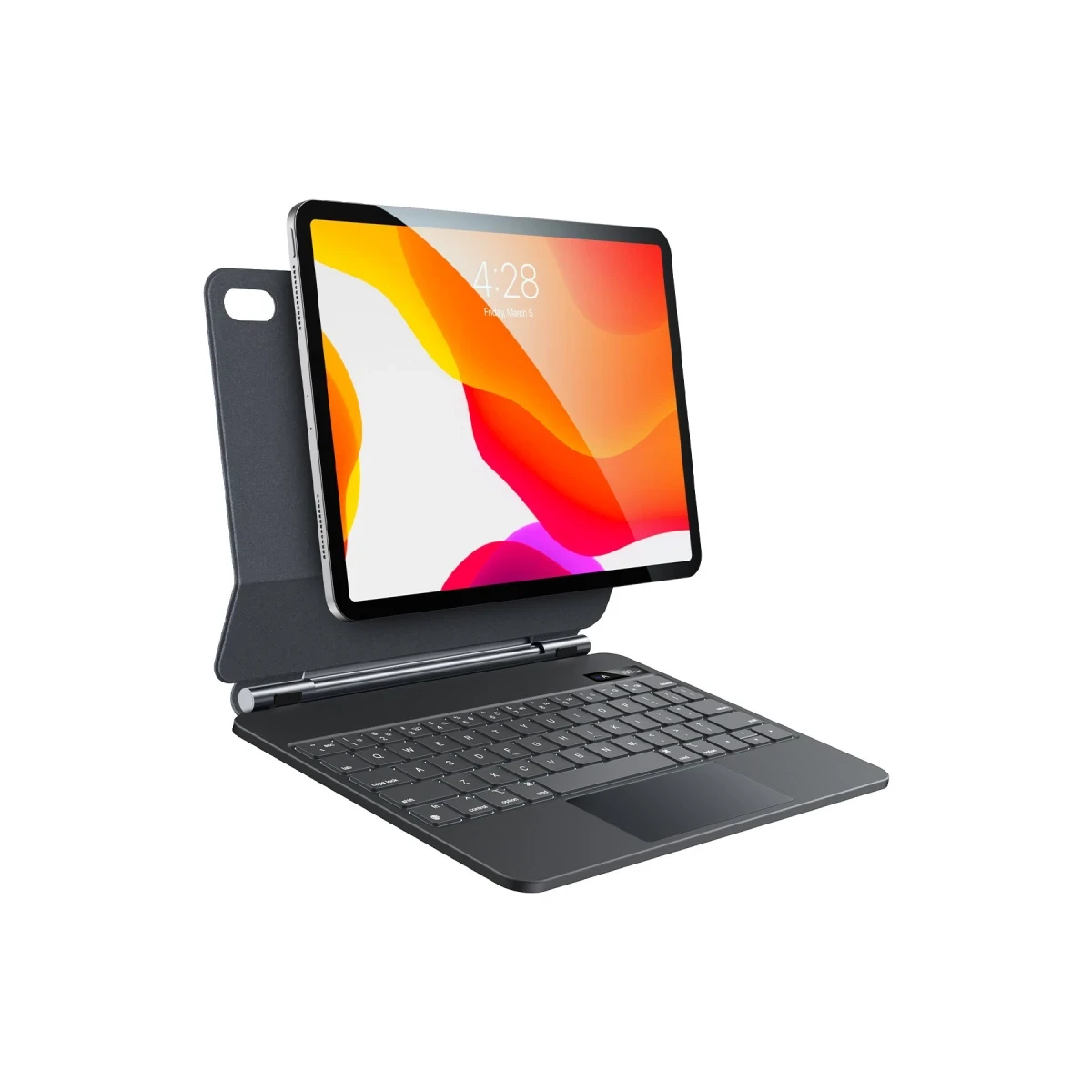 Yesido Apple iPad 2025 10.9 10.Nesil (A16) KB24 Tecno Klavyeli Tablet Kılıfı - Siyah