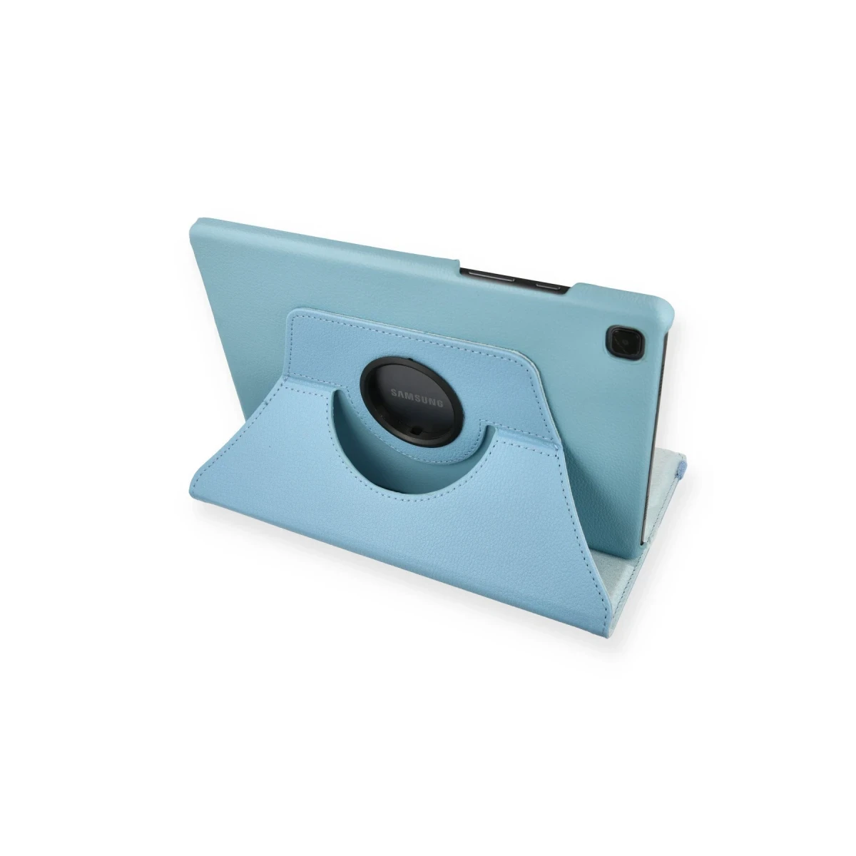 Newface Samsung Galaxy T500 Tab A7 10.4 Kılıf 360 Tablet Deri Kılıf - Turkuaz