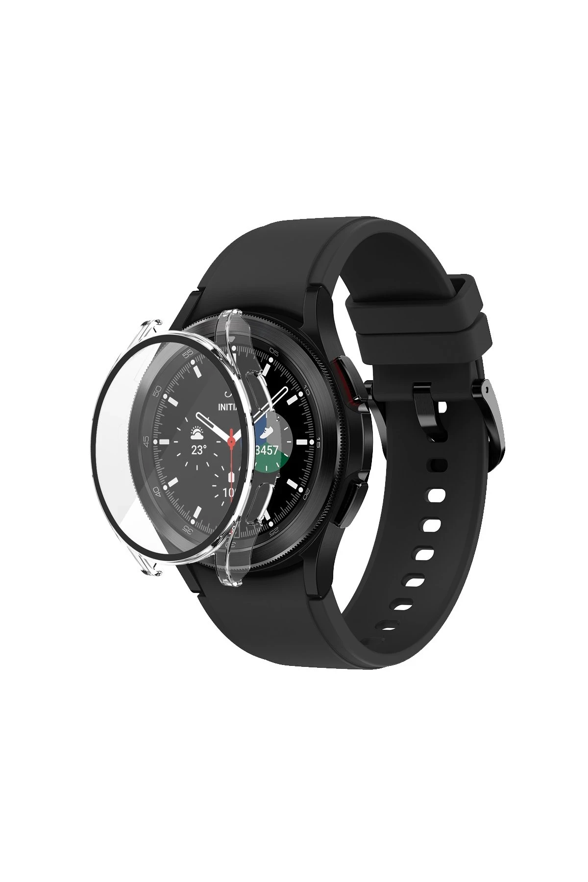 Newface Watch 5 44mm Wall Camlı Kasa Ekran Koruyucu - Şeffaf