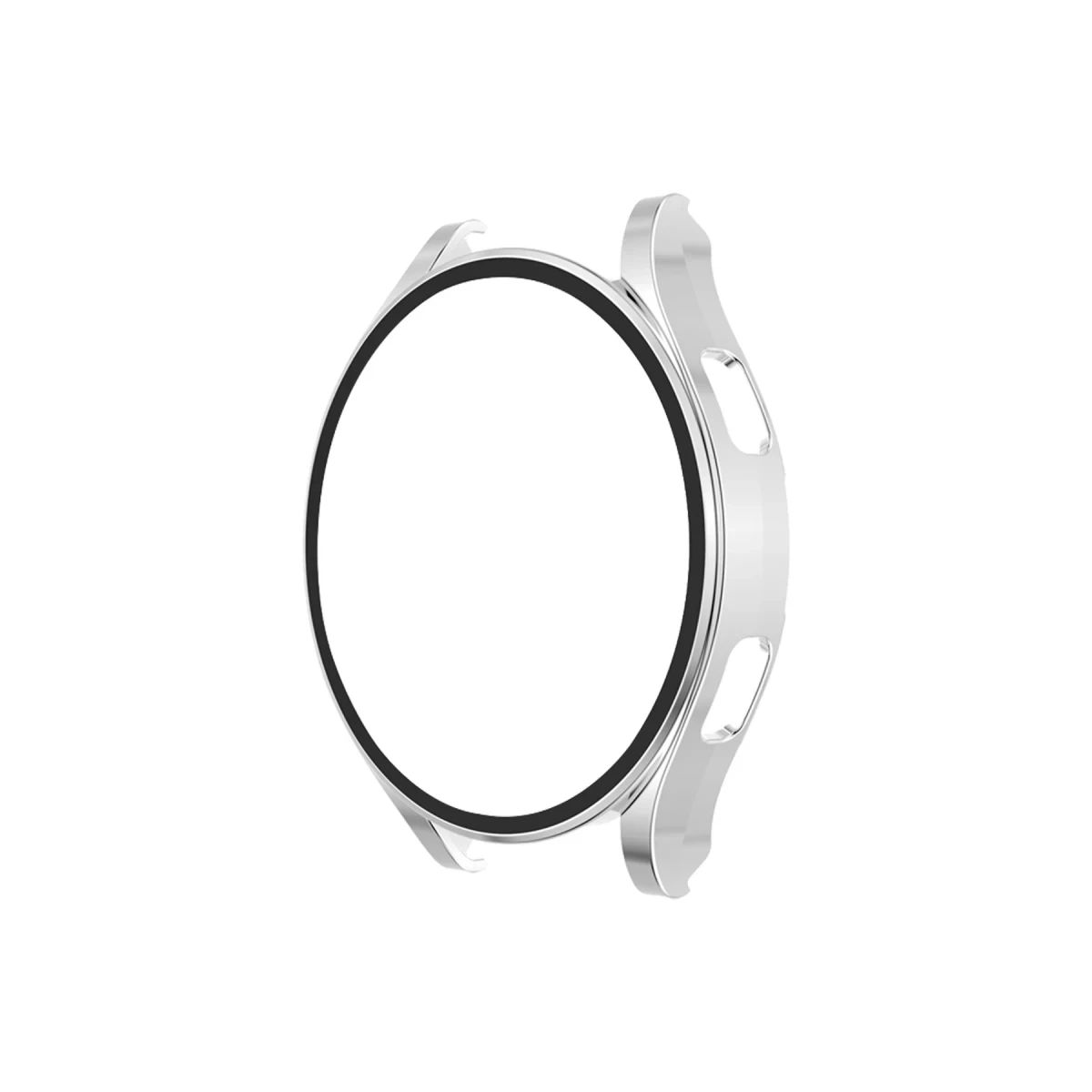 Newface Watch 5 Pro 45mm Wall Camlı Kasa Ekran Koruyucu - Gümüş