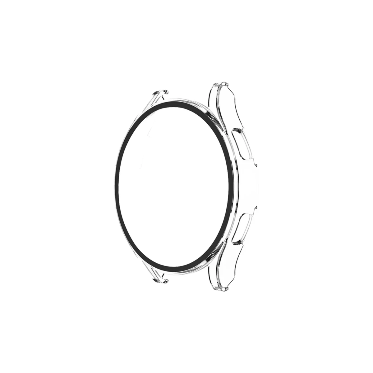 Newface Watch 5 Pro 45mm Wall Camlı Kasa Ekran Koruyucu - Şeffaf