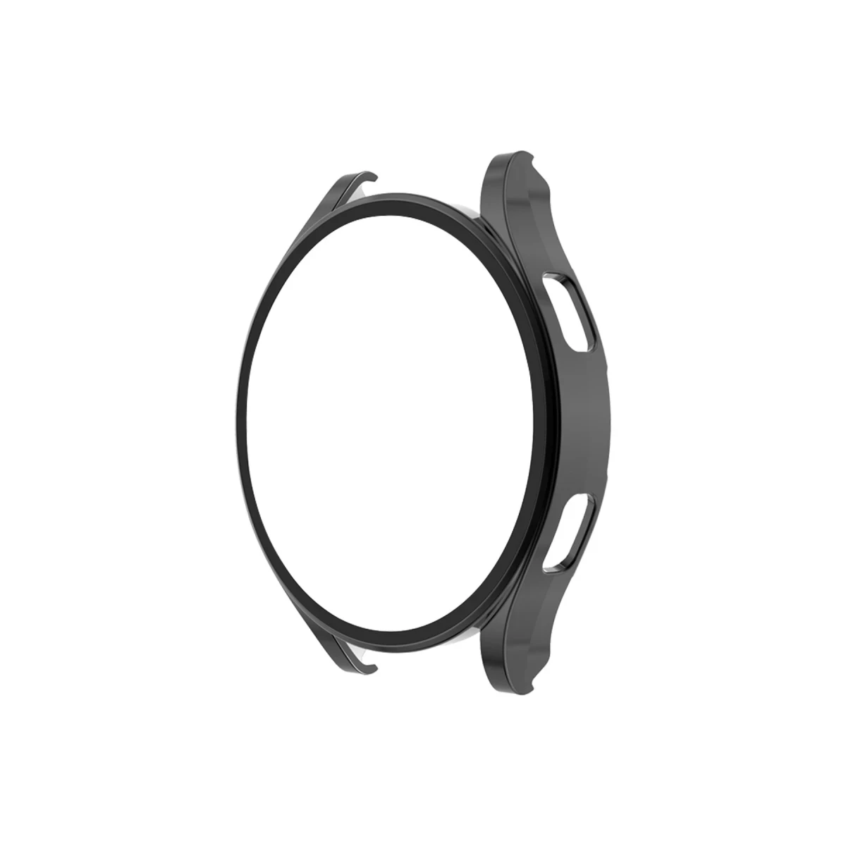 Newface Watch 5 Pro 45mm Wall Camlı Kasa Ekran Koruyucu - Siyah