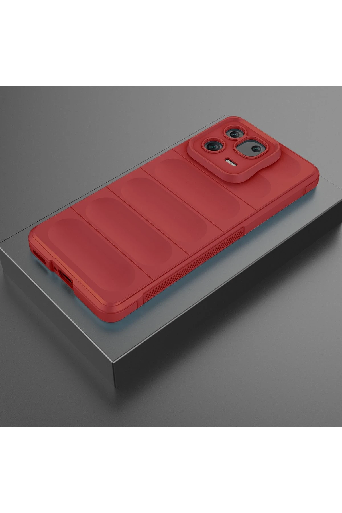 Newface Xiaomi Mi 13 Kılıf Optimum Silikon - Kırmızı