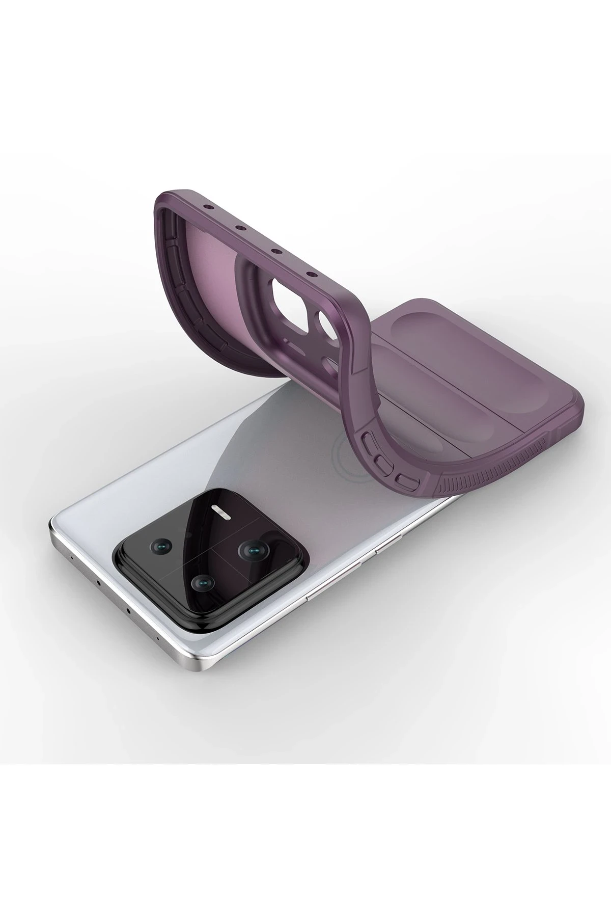 Newface Xiaomi Mi 13 Kılıf Optimum Silikon - Mor