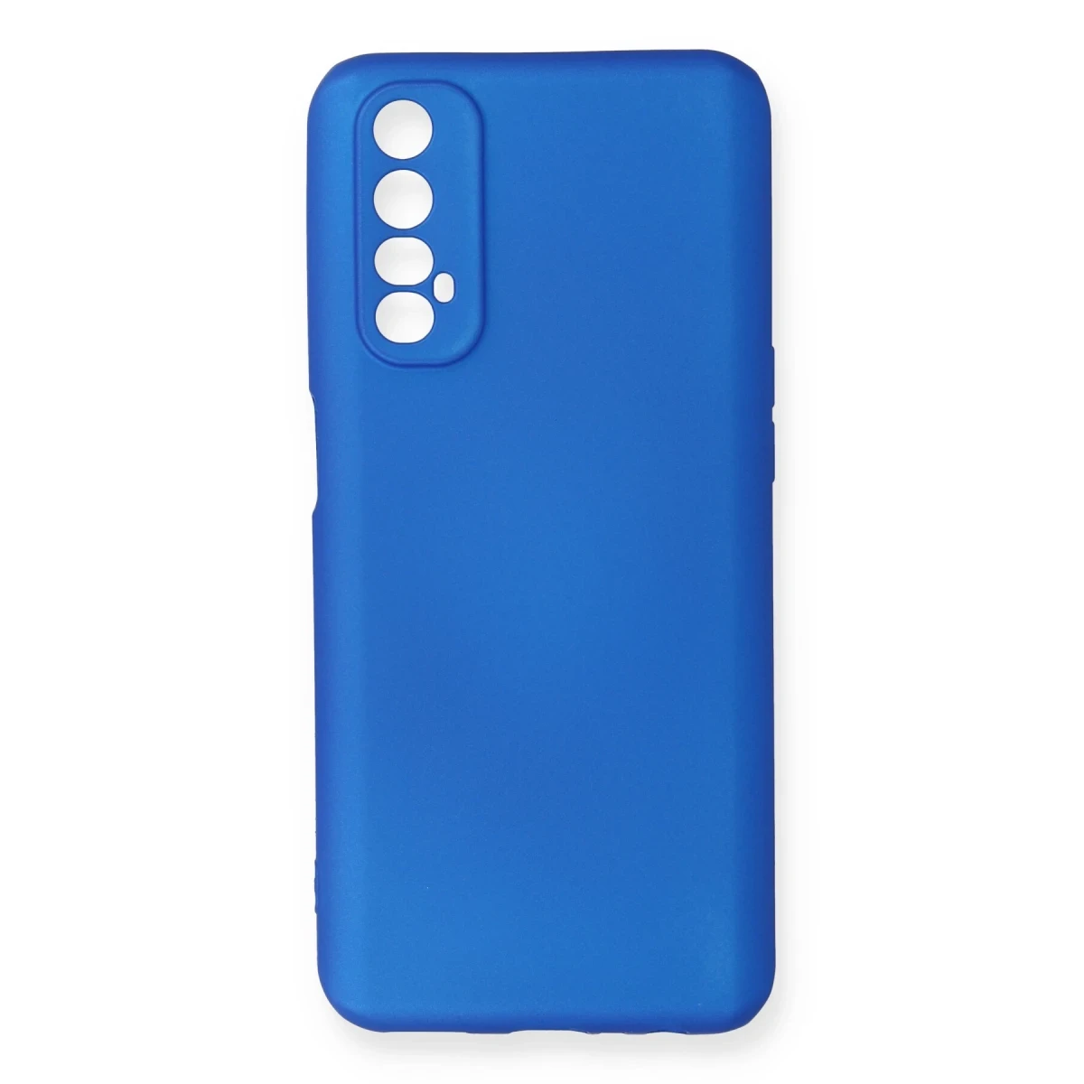 Newface Realme 7 Kılıf First Silikon - Mavi