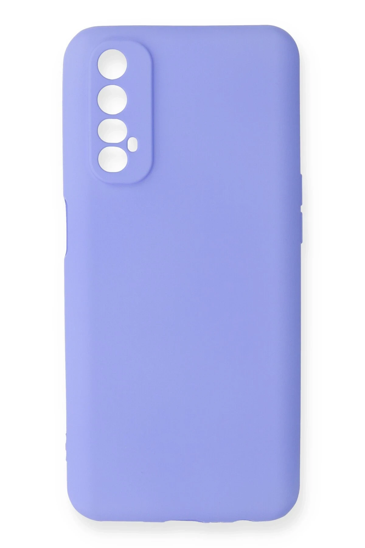 Newface Realme 7 Kılıf First Silikon - Lila