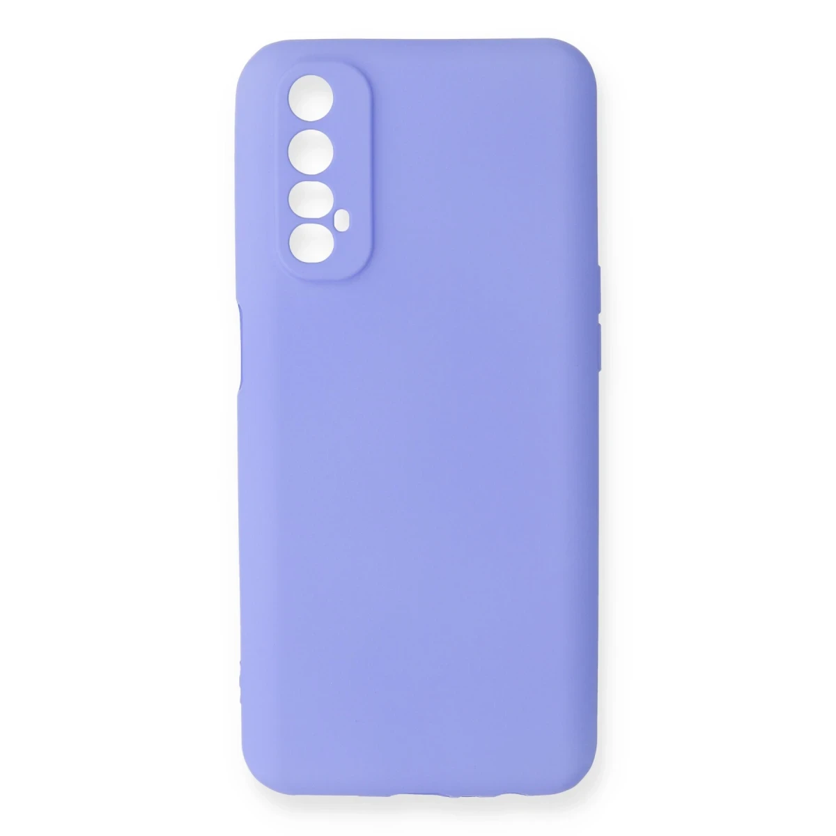 Newface Realme 7 Kılıf First Silikon - Lila