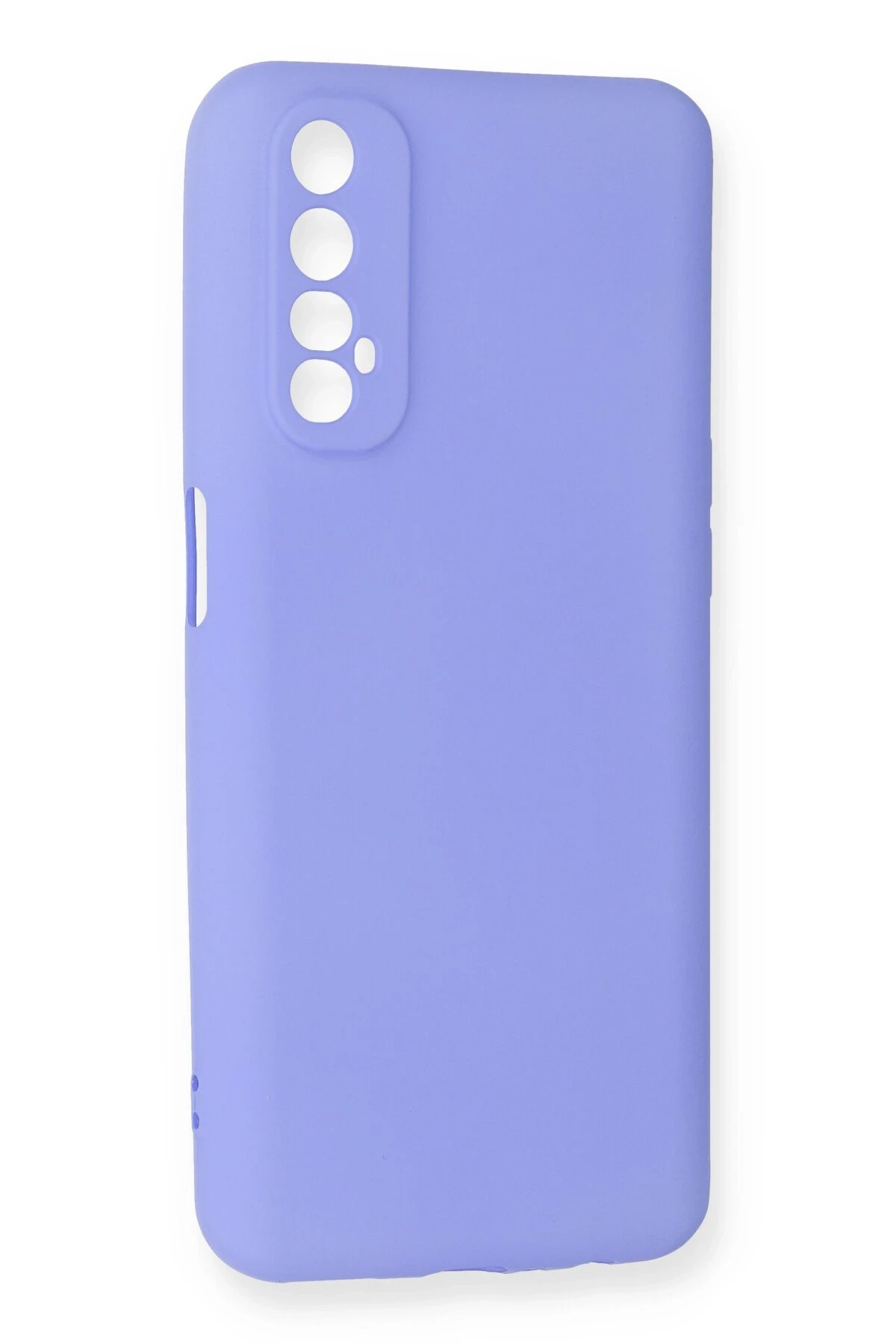Newface Realme 7 Kılıf First Silikon - Lila