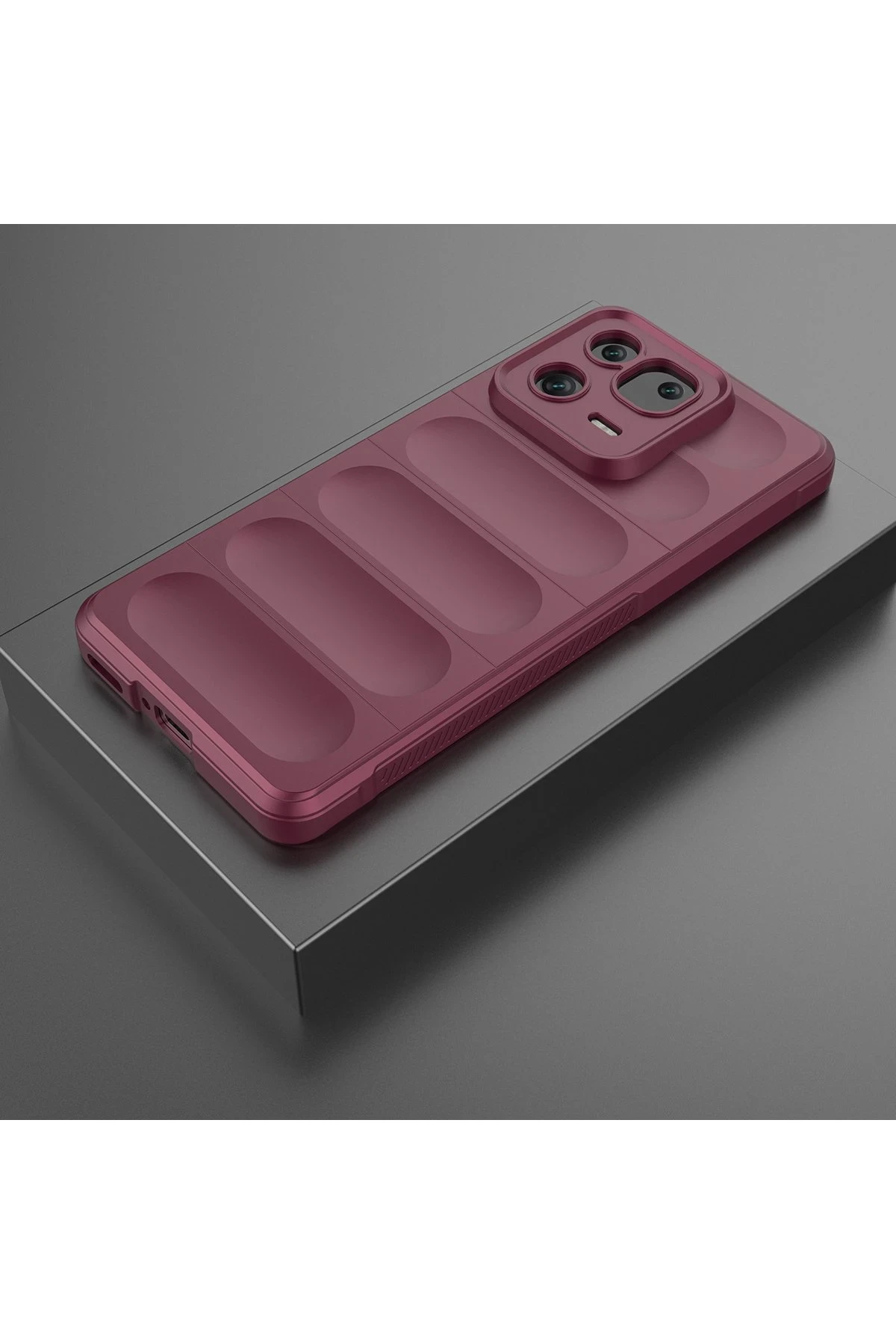 Newface Xiaomi Mi 13 Pro Kılıf Optimum Silikon - Bordo