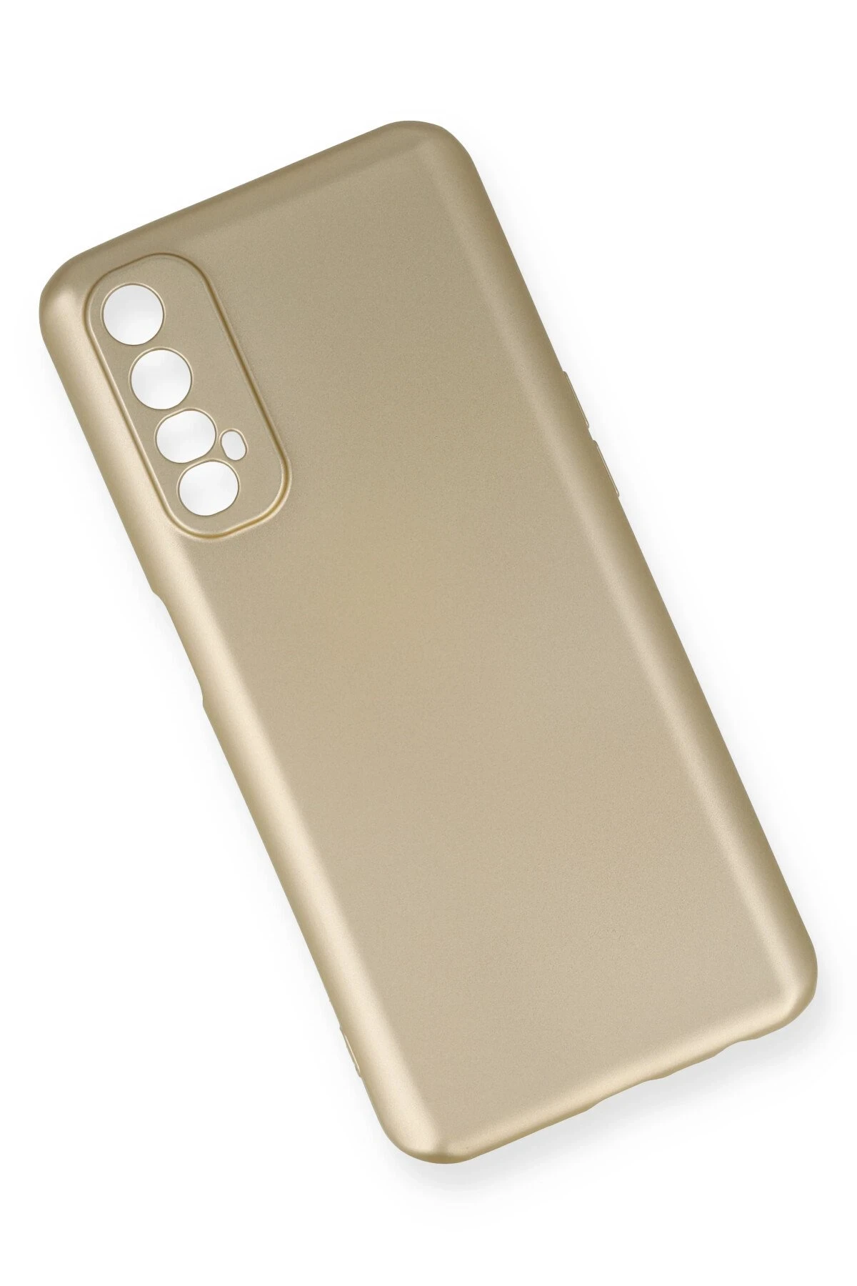 Newface Realme 7 Kılıf First Silikon - Gold