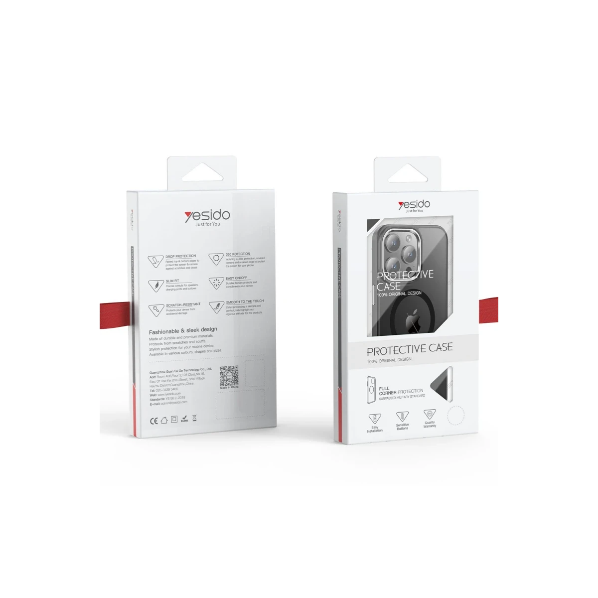 Yesido Apple iPhone 16 Pro Max PC13 Tazz Magsafe Kapak - Şeffaf