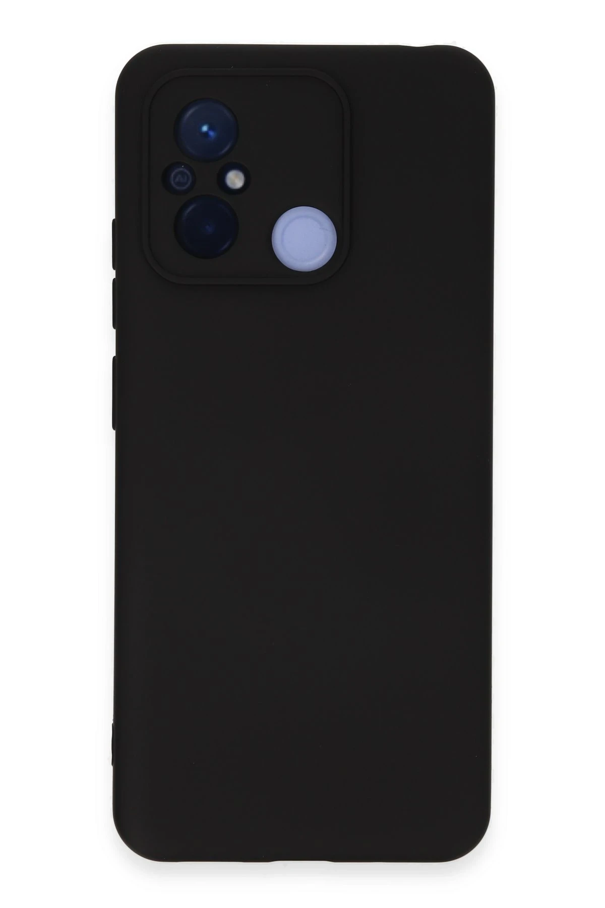 Newface Xiaomi Redmi 12C Kılıf Nano içi Kadife Silikon - Siyah