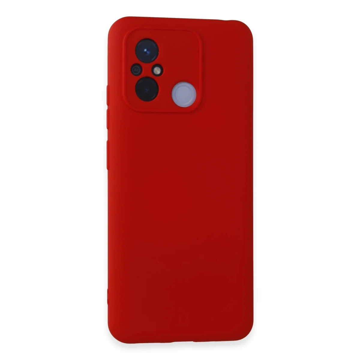 Newface Xiaomi Redmi 12C Kılıf Nano içi Kadife Silikon - Kırmızı