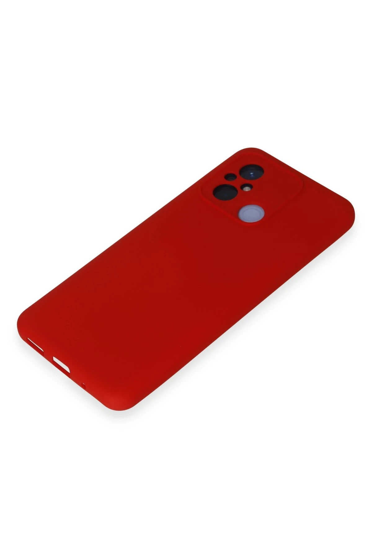 Newface Xiaomi Redmi 12C Kılıf Nano içi Kadife Silikon - Kırmızı