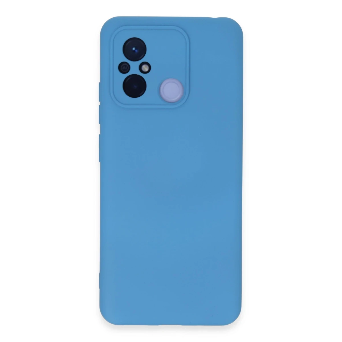 Newface Xiaomi Redmi 12C Kılıf Nano içi Kadife Silikon - Mavi