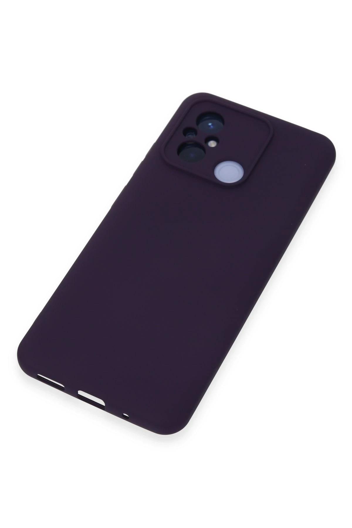 Newface Xiaomi Redmi 12C Kılıf Nano içi Kadife Silikon - Mor
