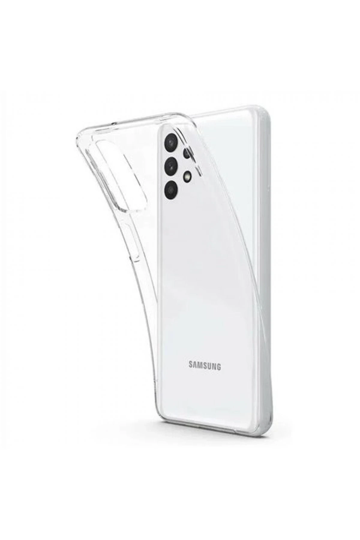 Newface Samsung Galaxy A13 4G Kılıf Lüx Şeffaf Silikon
