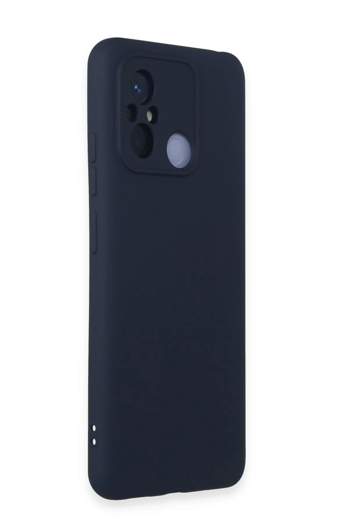 Newface Xiaomi Redmi 12C Kılıf Nano içi Kadife Silikon - Lacivert