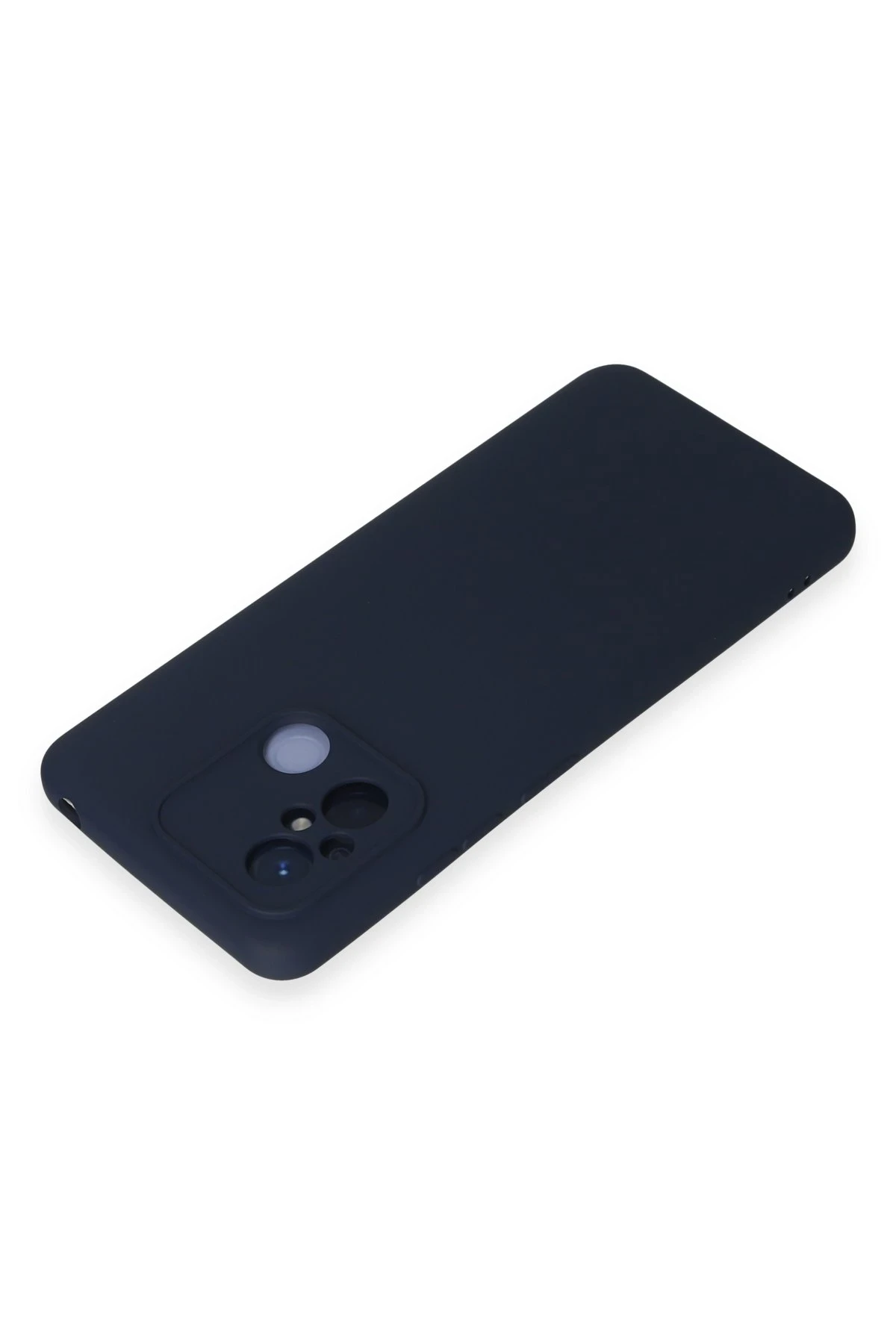 Newface Xiaomi Redmi 12C Kılıf Nano içi Kadife Silikon - Lacivert