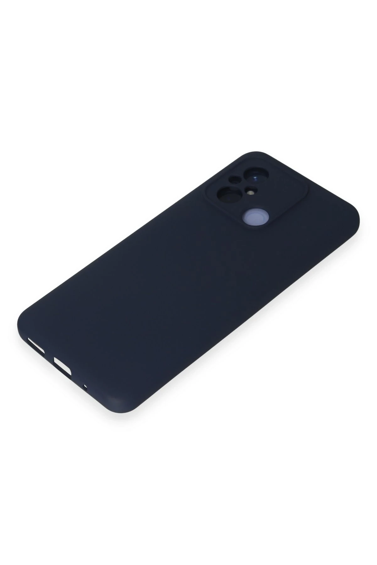 Newface Xiaomi Redmi 12C Kılıf Nano içi Kadife Silikon - Lacivert