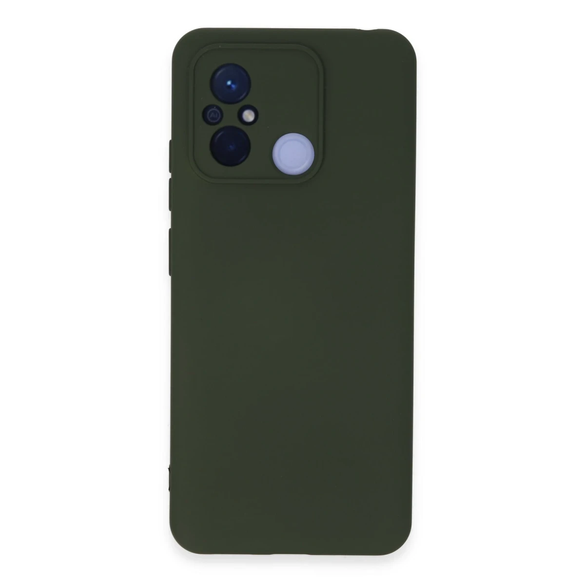 Newface Xiaomi Redmi 12C Kılıf Nano içi Kadife Silikon - Koyu Yeşil