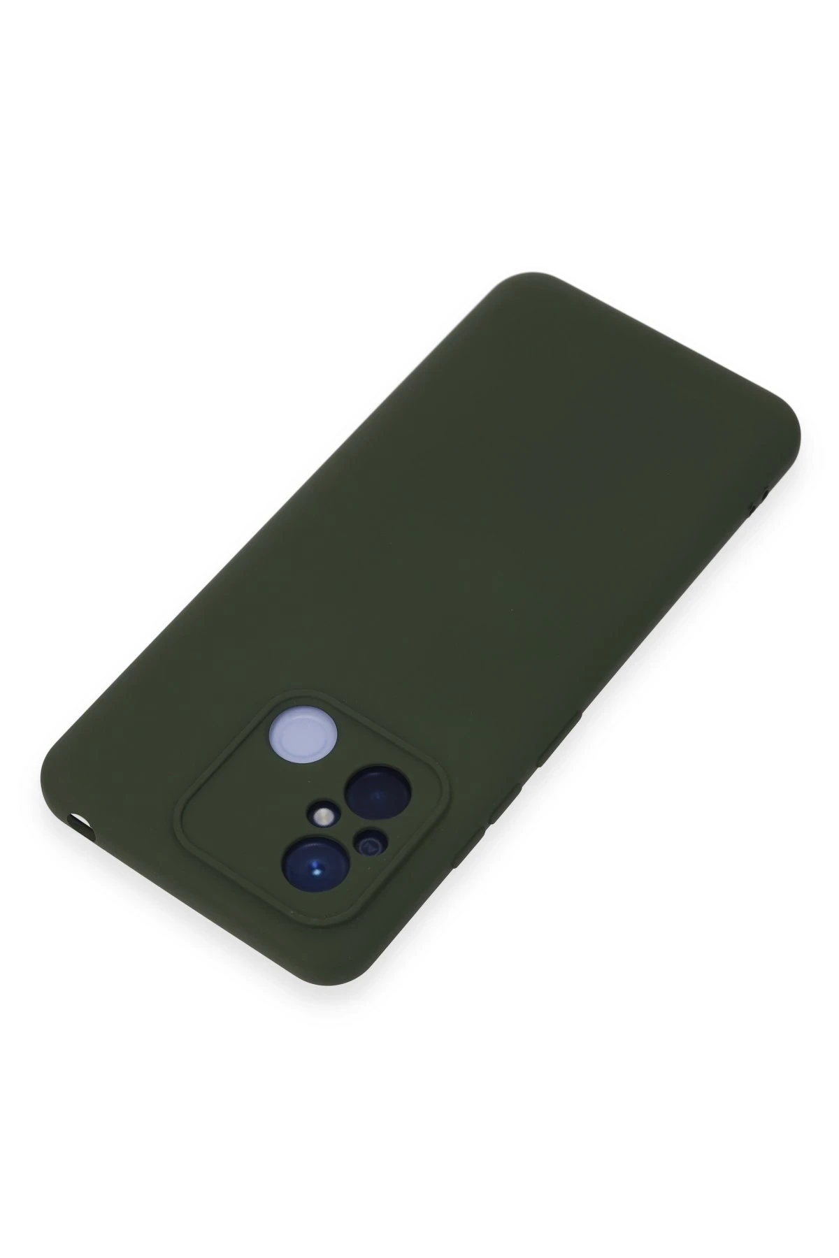 Newface Xiaomi Redmi 12C Kılıf Nano içi Kadife Silikon - Koyu Yeşil