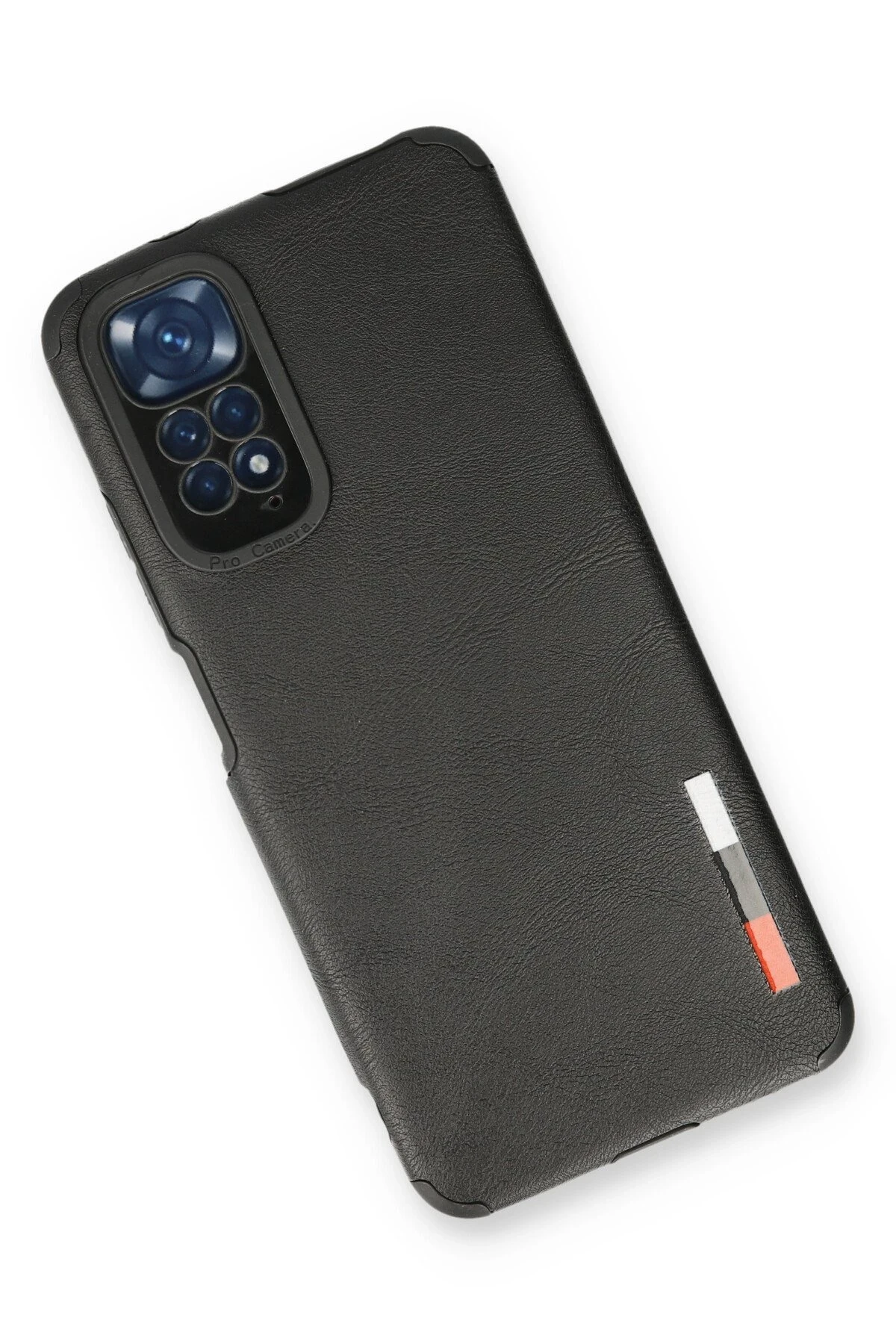 Newface Xiaomi Redmi Note 11 Kılıf Loop Deri Silikon - Siyah