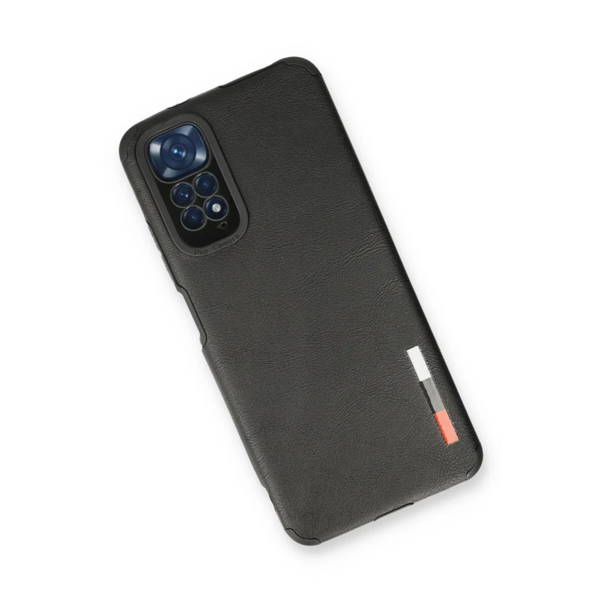 Newface Xiaomi Redmi Note 11 Kılıf Loop Deri Silikon - Siyah