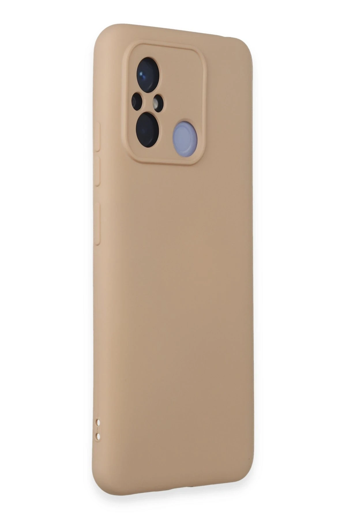 Newface Xiaomi Redmi 12C Kılıf Nano içi Kadife Silikon - Pudra