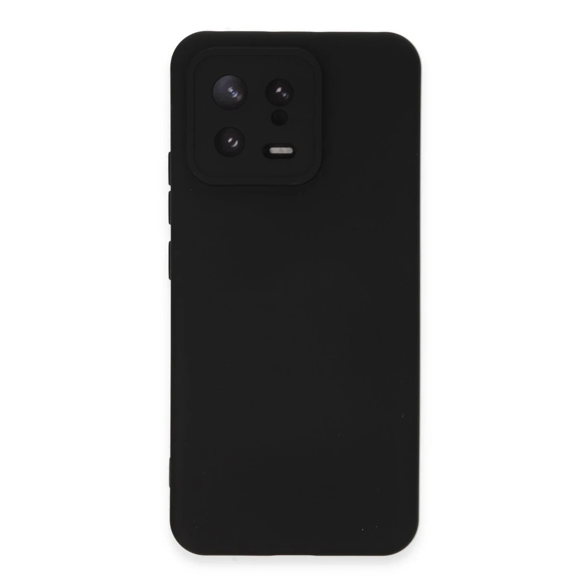 Newface Xiaomi Mi 13 Kılıf Nano içi Kadife Silikon - Siyah