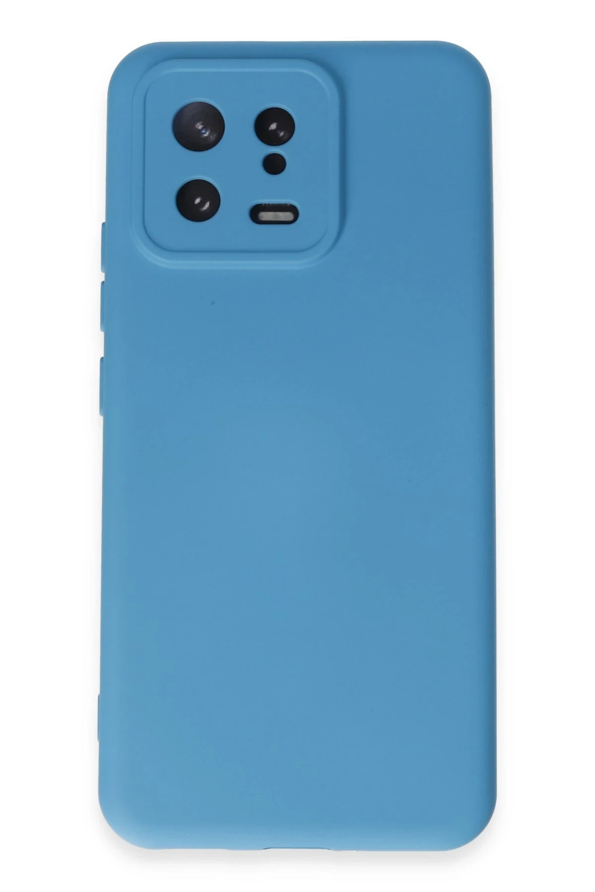 Newface Xiaomi Mi 13 Kılıf Nano içi Kadife Silikon - Mavi