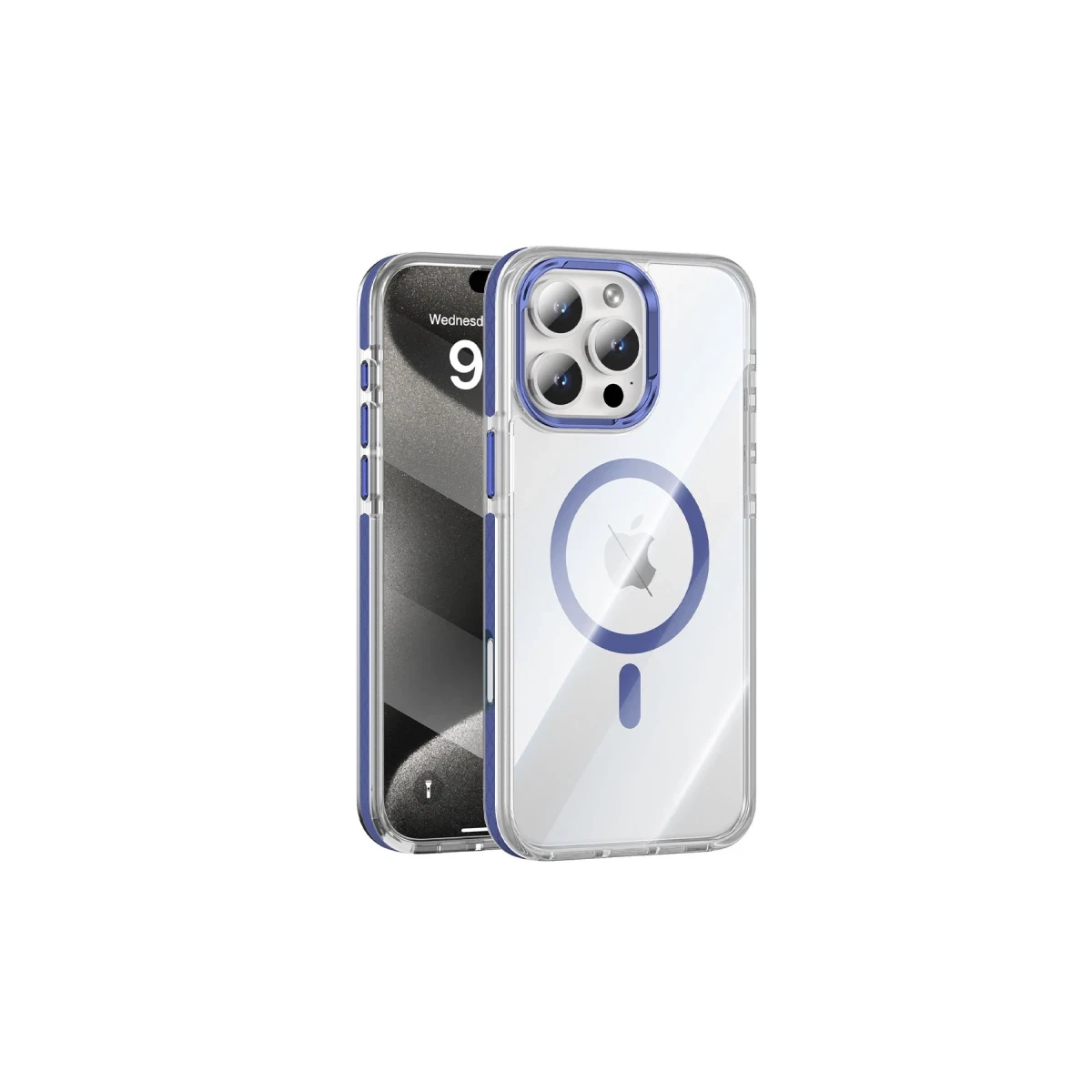Yesido Apple iPhone 16 Pro PC08 Izzy Magsafe Kapak - Lacivert
