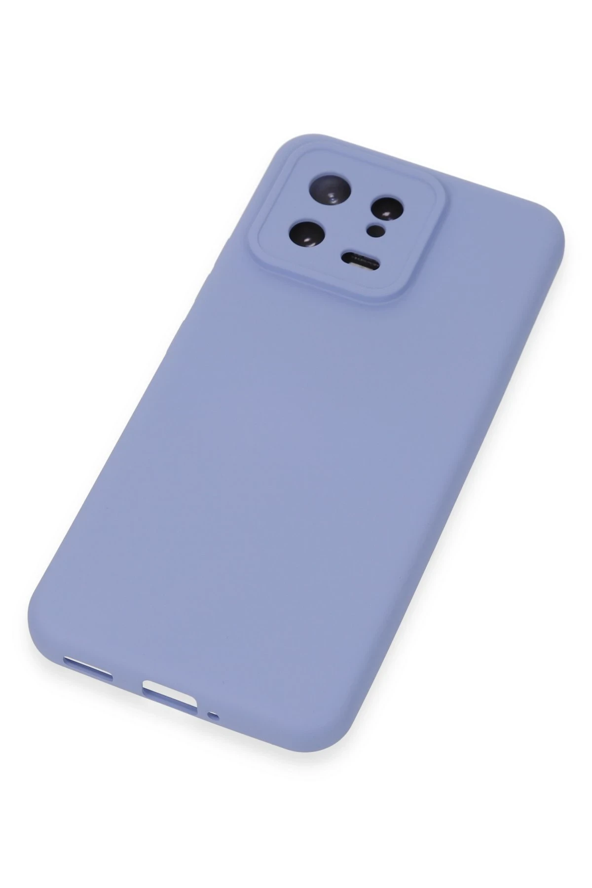 Newface Xiaomi Mi 13 Kılıf Nano içi Kadife Silikon - Lila
