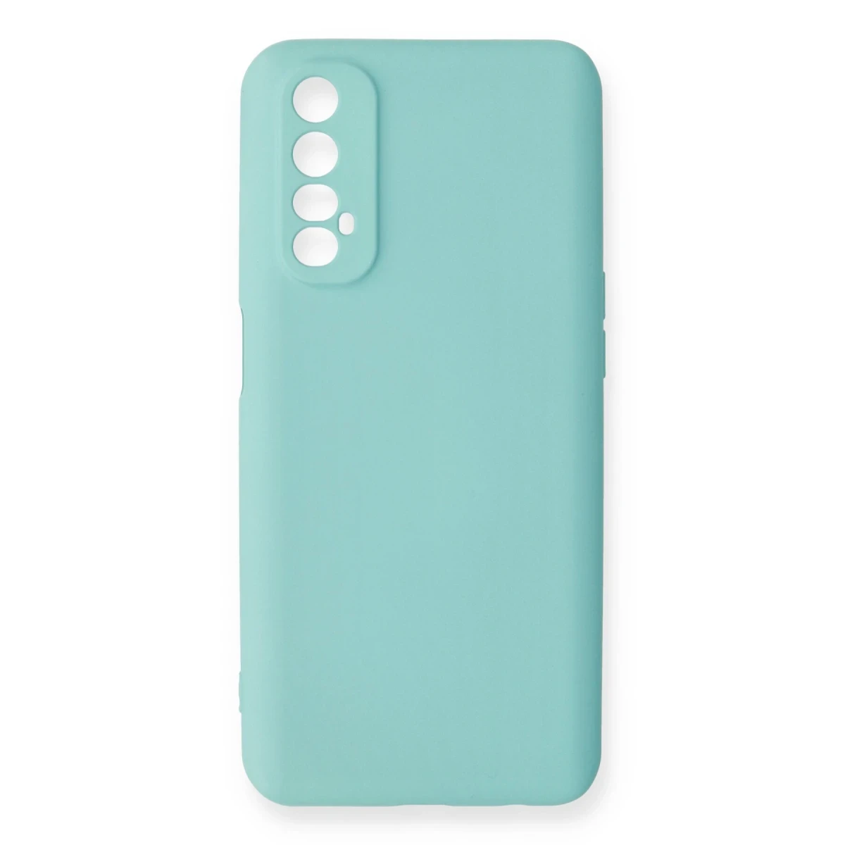 Newface Realme 7 Kılıf Nano içi Kadife Silikon - Turkuaz
