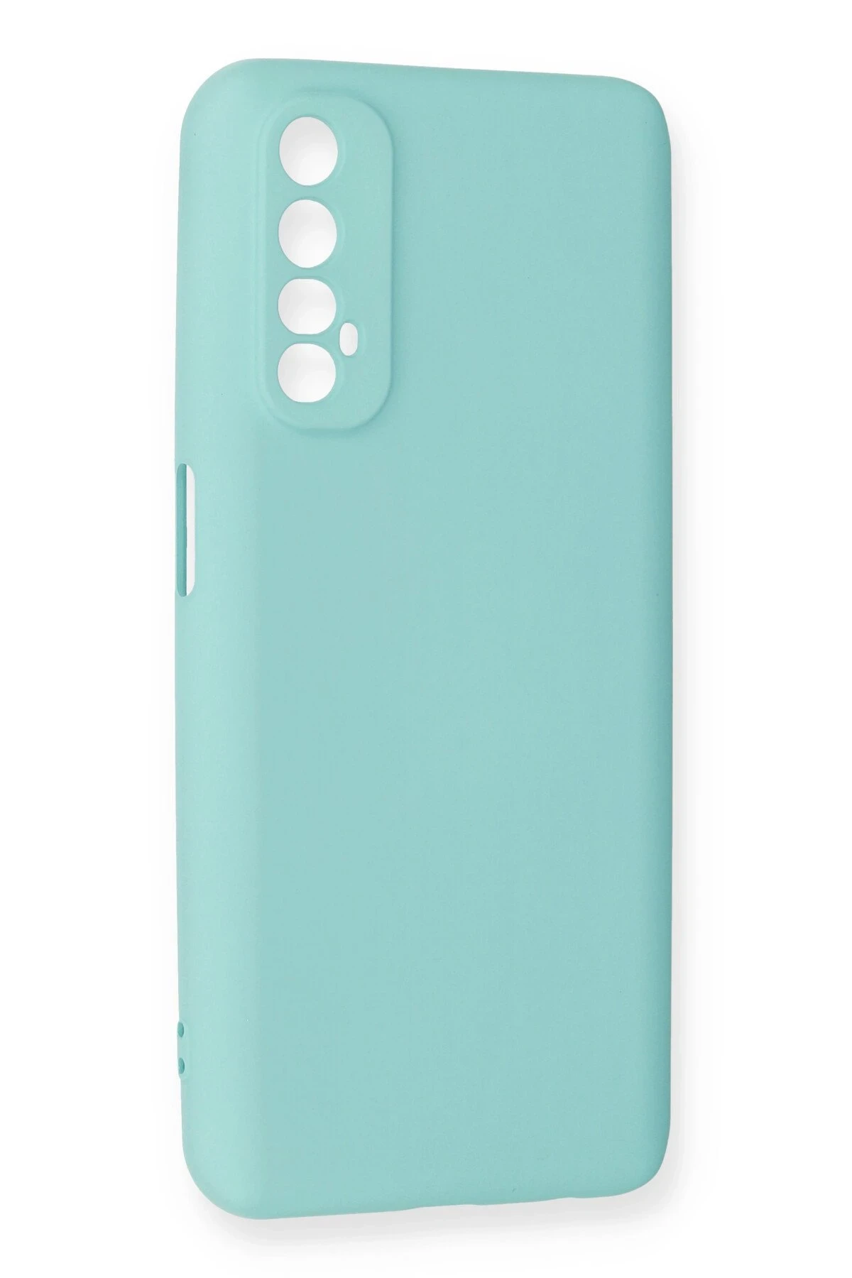 Newface Realme 7 Kılıf Nano içi Kadife Silikon - Turkuaz