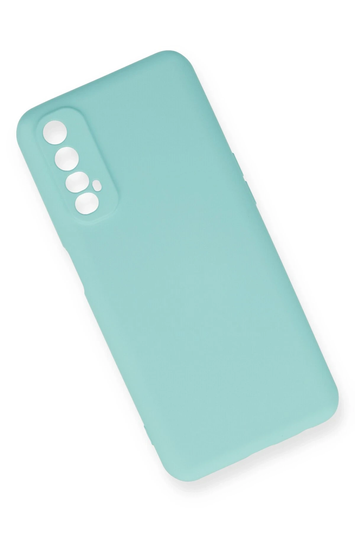 Newface Realme 7 Kılıf Nano içi Kadife Silikon - Turkuaz