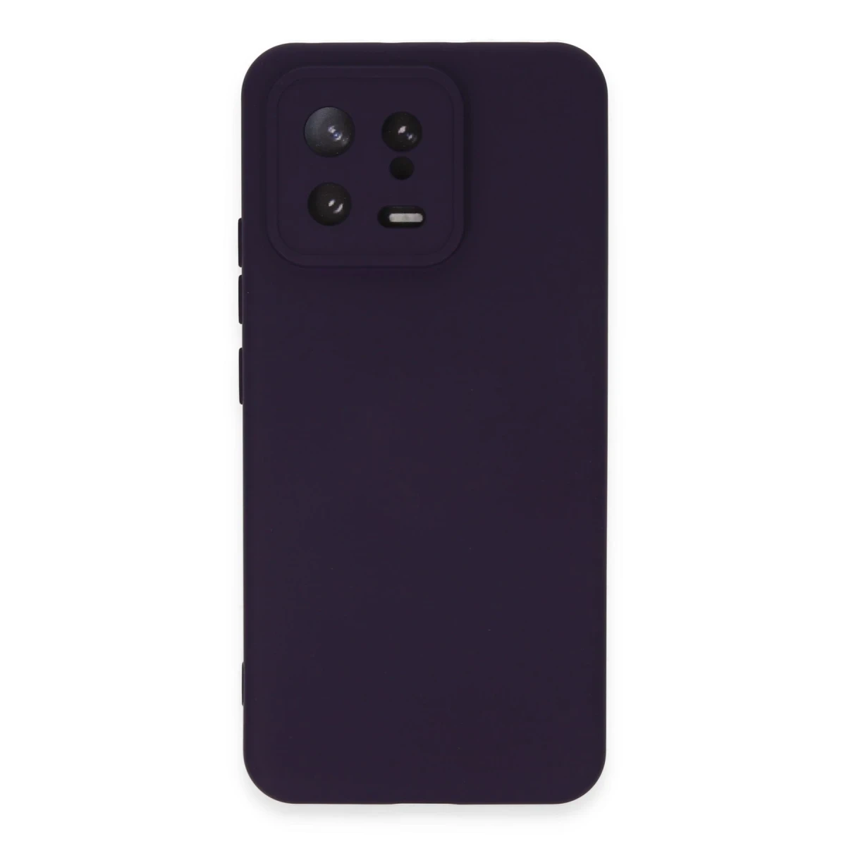 Newface Xiaomi Mi 13 Kılıf Nano içi Kadife Silikon - Mor