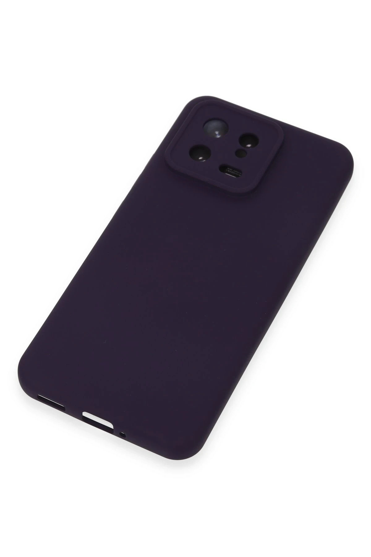 Newface Xiaomi Mi 13 Kılıf Nano içi Kadife Silikon - Mor