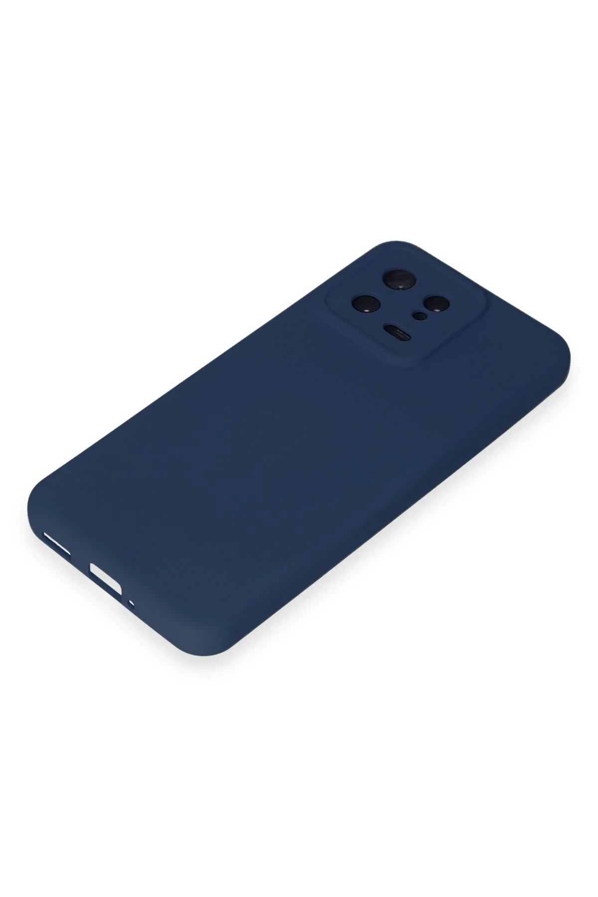 Newface Xiaomi Mi 13 Kılıf Nano içi Kadife Silikon - Lacivert
