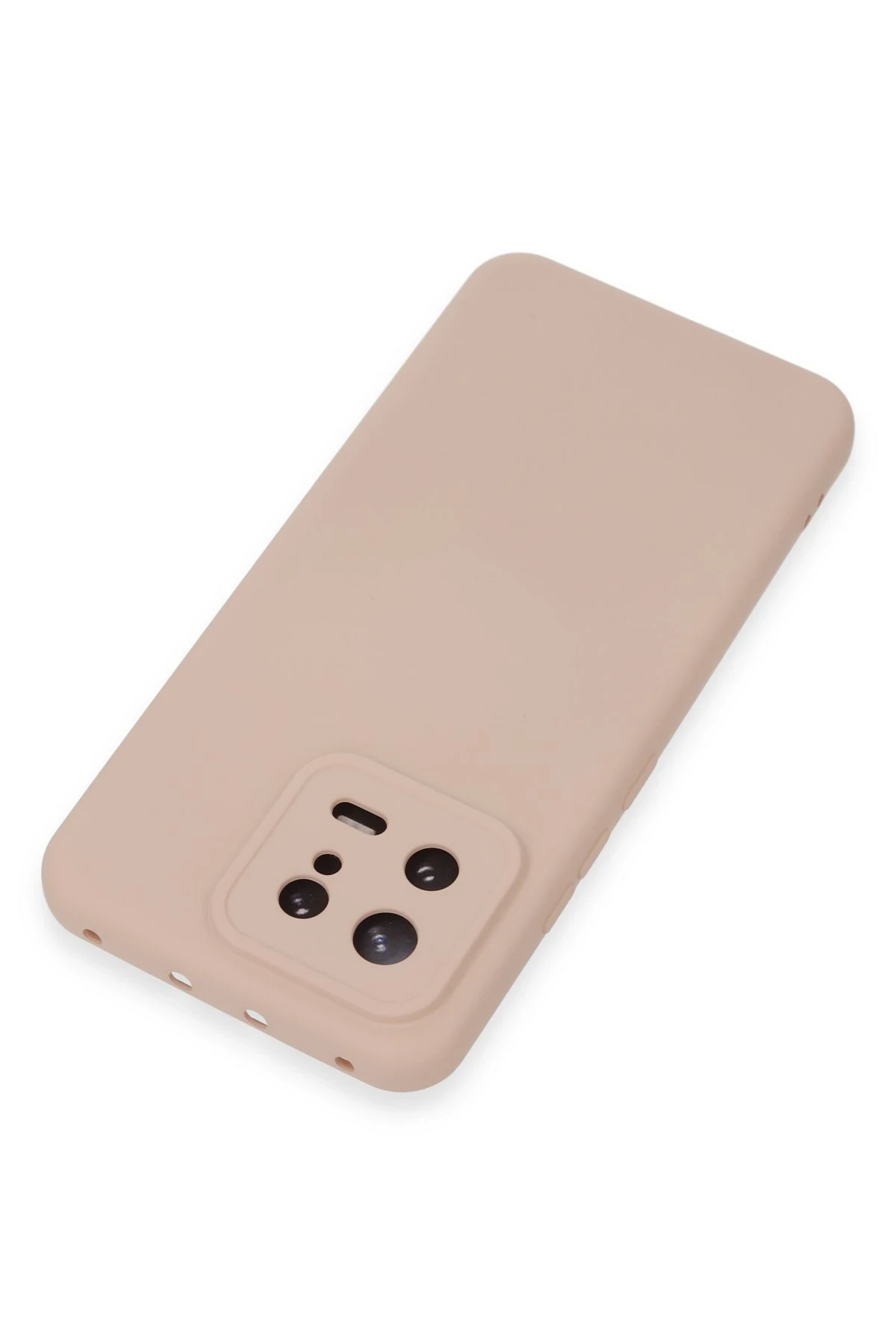 Newface Xiaomi Mi 13 Kılıf Nano içi Kadife Silikon - Pudra